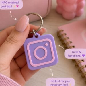 ميدالية إنستغرام الذكية بتقنية NFC – شاركي حسابكِ بلمسة واحدة